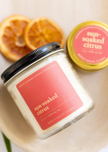 Sun-Soaked Citrus Candle | 12 oz Glass Jar