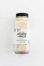 Load image into Gallery viewer, Lavender + Vanilla Bath Soak