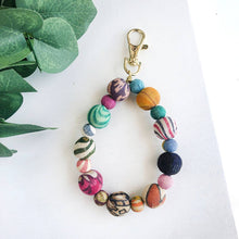 Load image into Gallery viewer, Kantha Bauble Keychain Bag Clip