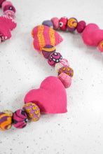 Load image into Gallery viewer, Saree Heart Garland - 5 ft