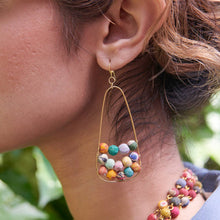 Load image into Gallery viewer, Embedded Kantha Earrings