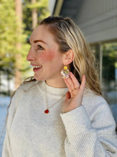 Load image into Gallery viewer, Primrose Confetti Disc Earrings