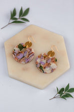 Load image into Gallery viewer, Primrose Confetti Disc Earrings