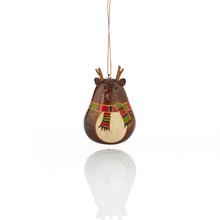 Load image into Gallery viewer, Little Antler Reindeer Gourd Ornament